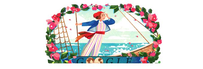 Google Doodle ehrt Jeanne Baret   Die erste Frau, die als Mann getarnt um die Welt segelte