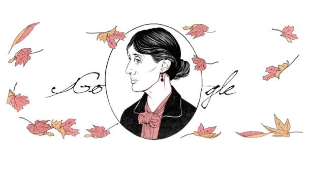 Google Doodle zum Geburtstag  Virgina Woolf: Einflussreiche Autorin und Feministin