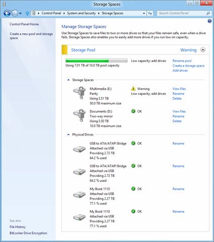 Windows 8 Storage Spaces: Plattenplatz einfach nutzen