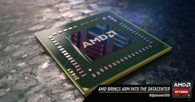 AMD liefert ARM-basierte Server-CPUs der Reihe Opteron A1100 aus