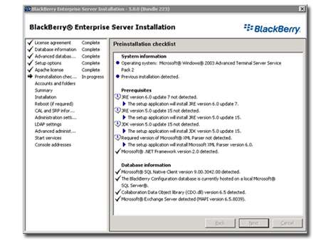 Test: Blackberry Enterprise Server 5.0 für Exchange