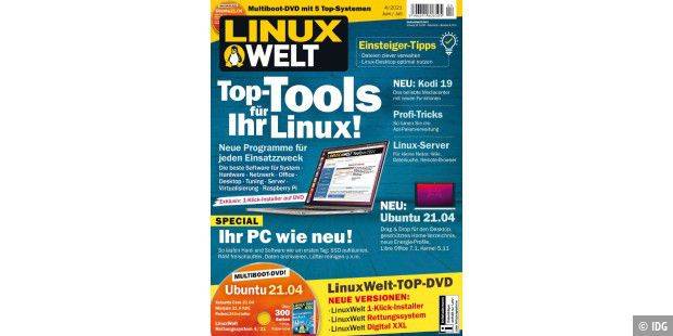 LinuxWelt 4/2021 am Kiosk: Top-Tools für Ihr Linux!