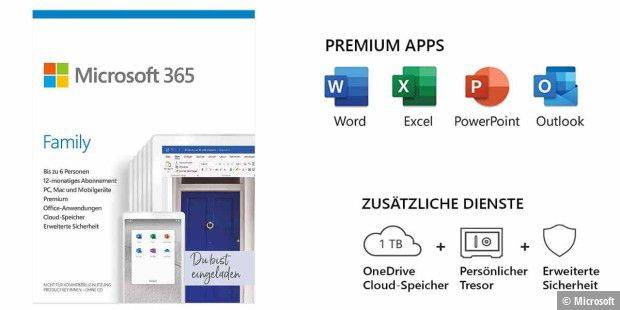 Prime Day: Microsoft 365 Family / Single und Office 2019 supergünstig