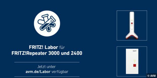 Fritzbox und Repeater: Neue Labore bringen viele Verbesserungen